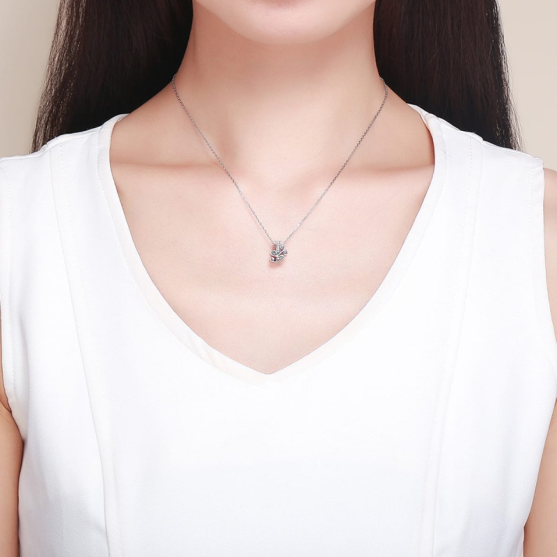 Zawieszka charms ze srebra - Litera J